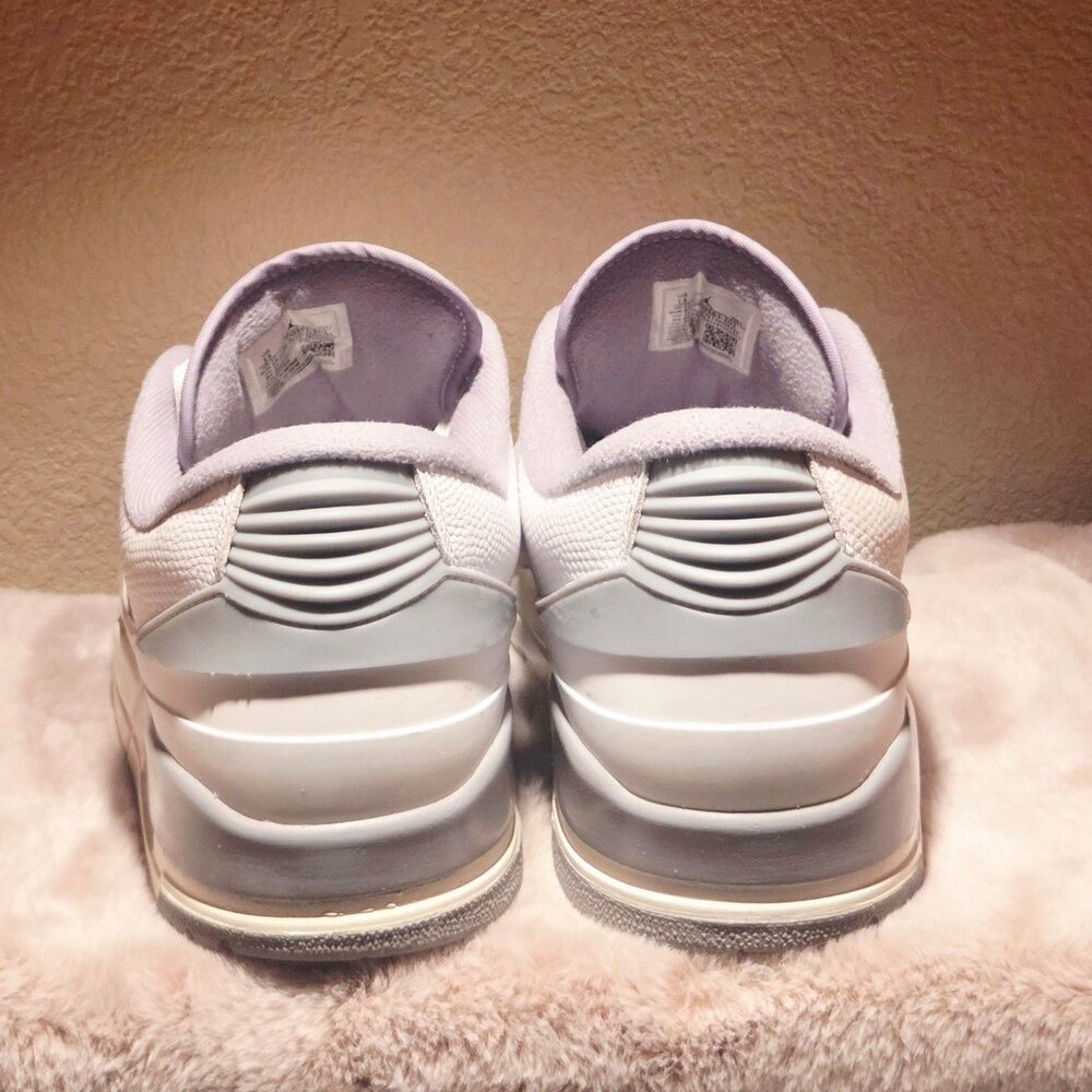 Nike Mens 13 Air Jordan 2/3 White Cement Grey Sail Shoes - Picture 4 of 8